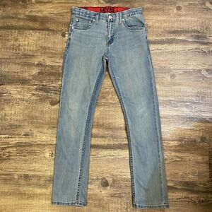 Levi's Red‎ Tab Jeans 511 Boy's Youth Size 16 Reg Adjustable Waist Light Wash